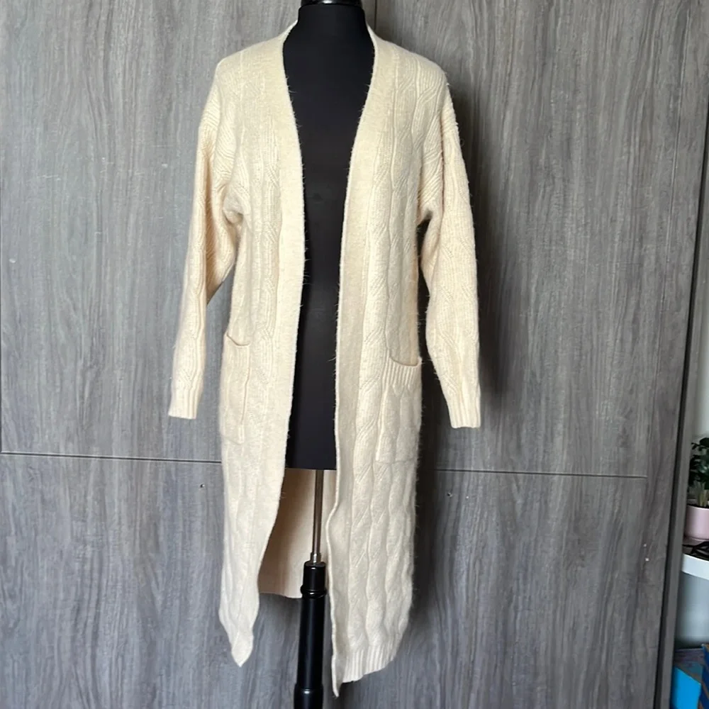 Lulus Knit long Cardigan - Picture 3 of 12